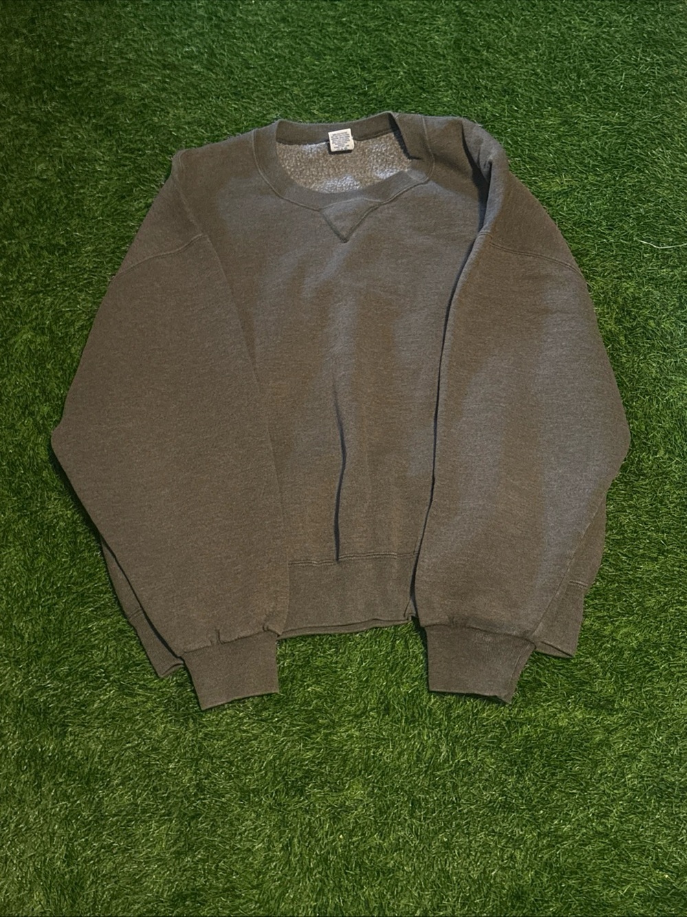Vintage Russel Crewneck Sweatshirt Gray XXl